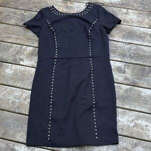 MICHAEL Michael Kors Black Dress with Silver Studs size 8
